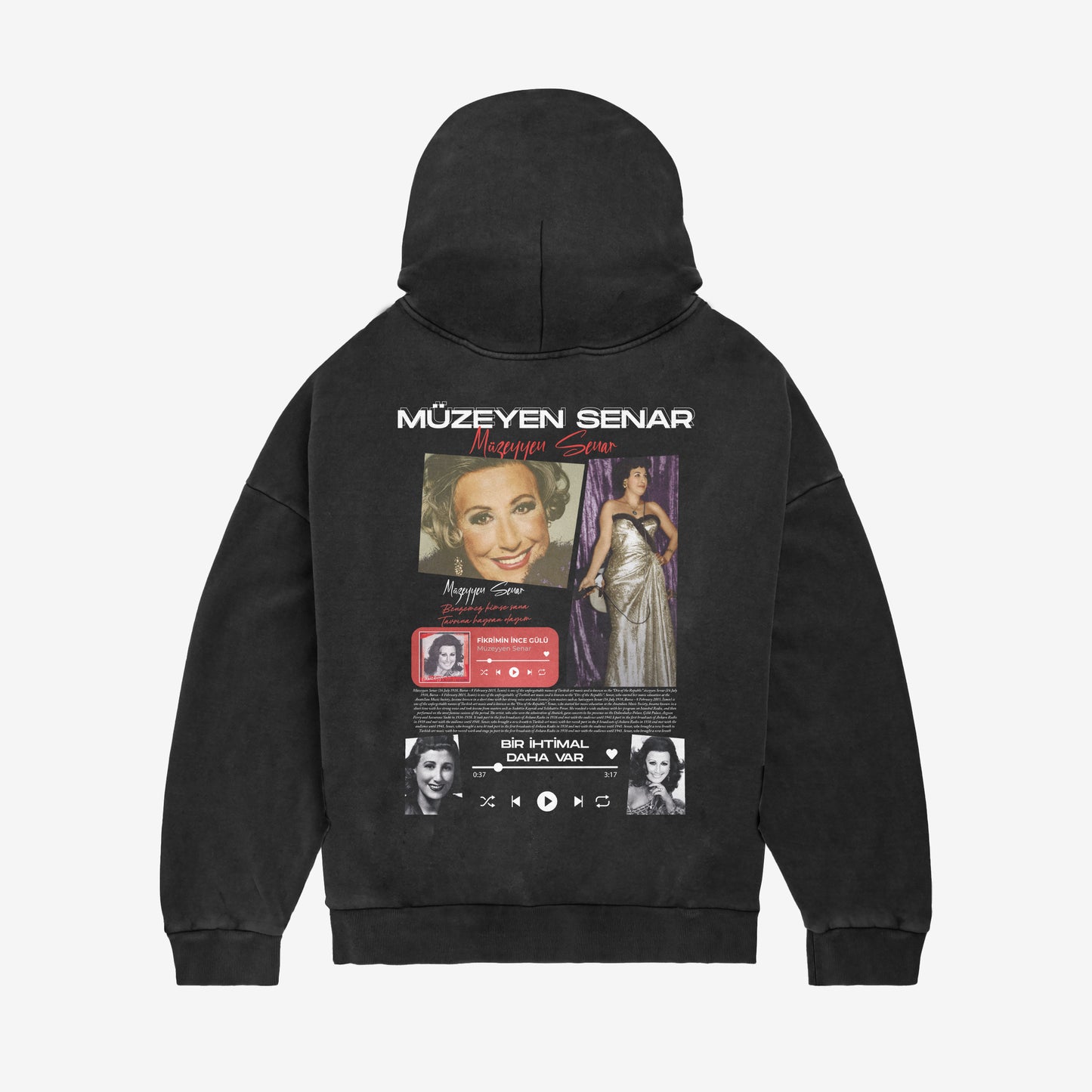 MACKBEARS™   Oversize MÜZEYEN SENAR Hoodie